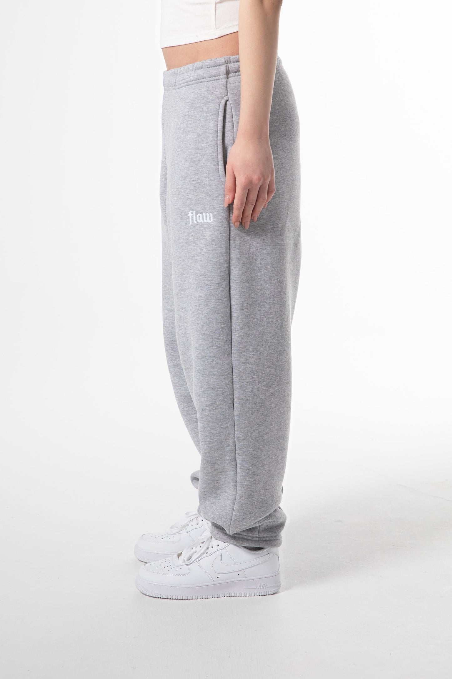 Flex Tech Oversize Tracksuit Grey Melange