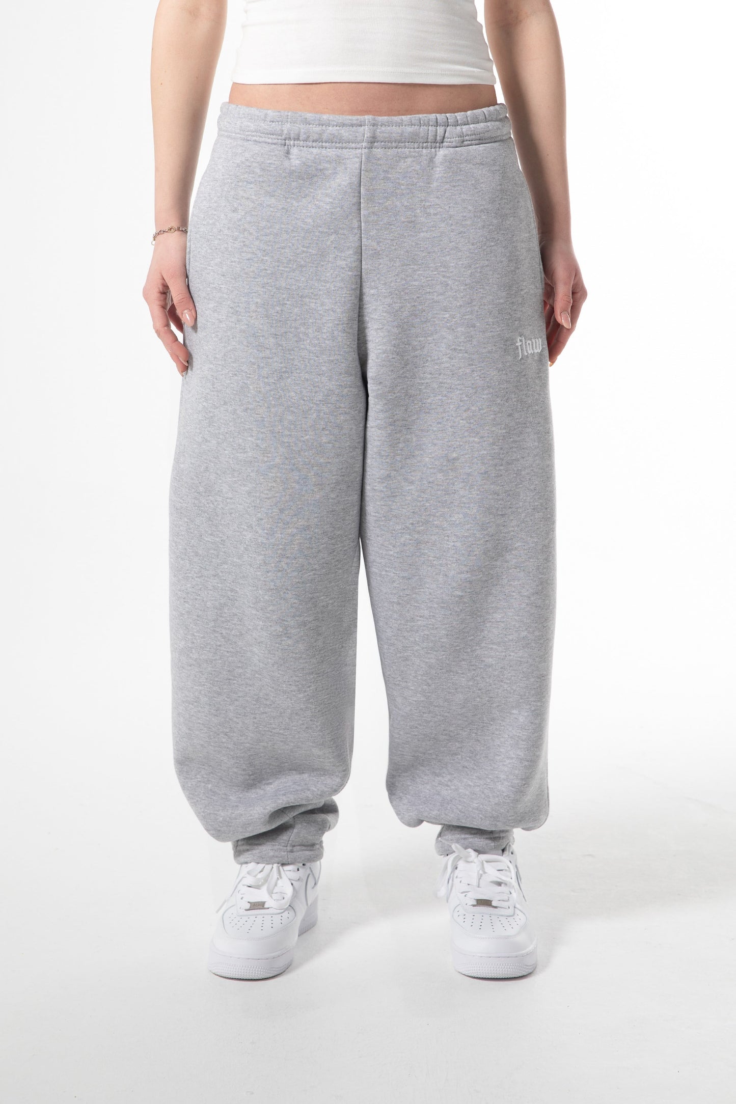 Flex Tech Oversize Tracksuit Grey Melange