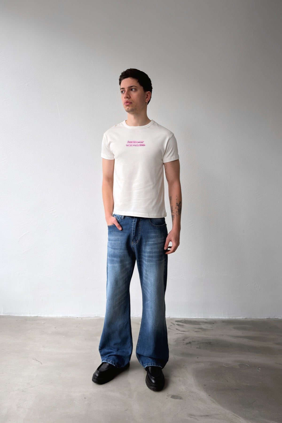 For A Man Printed T-shirt