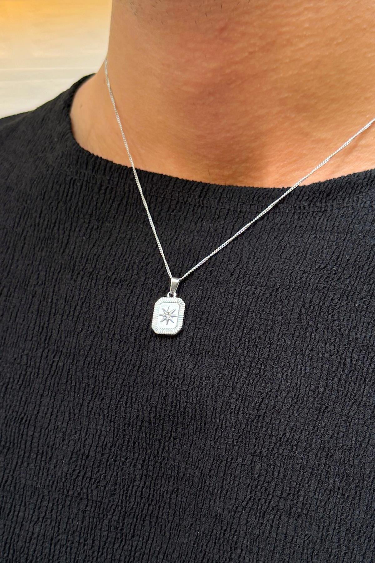 Frozen Light Necklace Silver