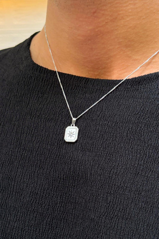Frozen Light Necklace Silver