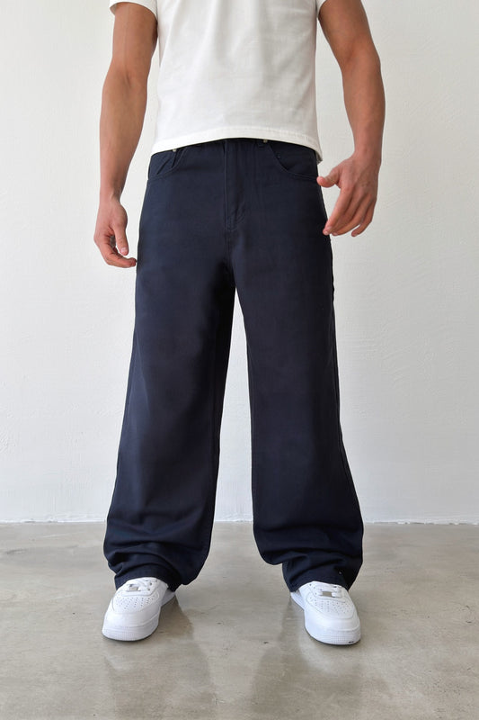 Gabardine Baggy Pants