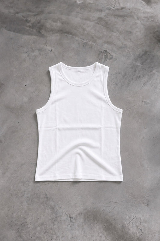 Basic Tank Top White Athletic Shirt