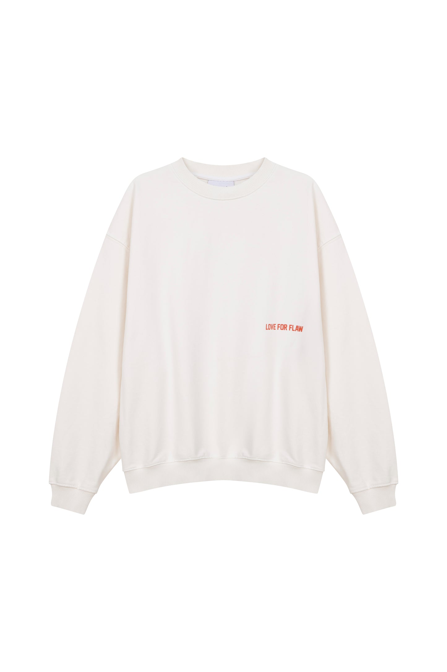 ‘’SHY GIRL’’ PRINT SWEATSHIRT WHITE