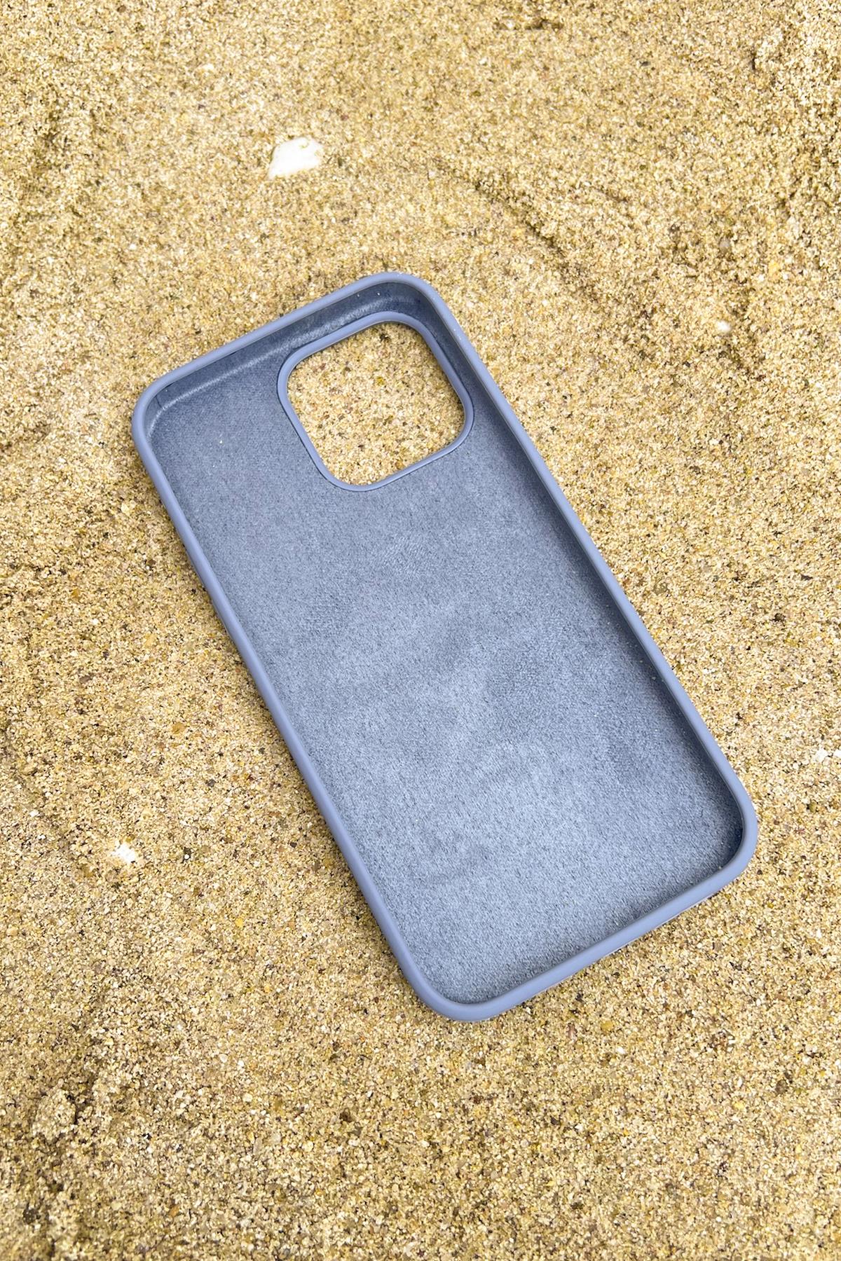 iPhone 14 Promax Silicon Case (Purple)