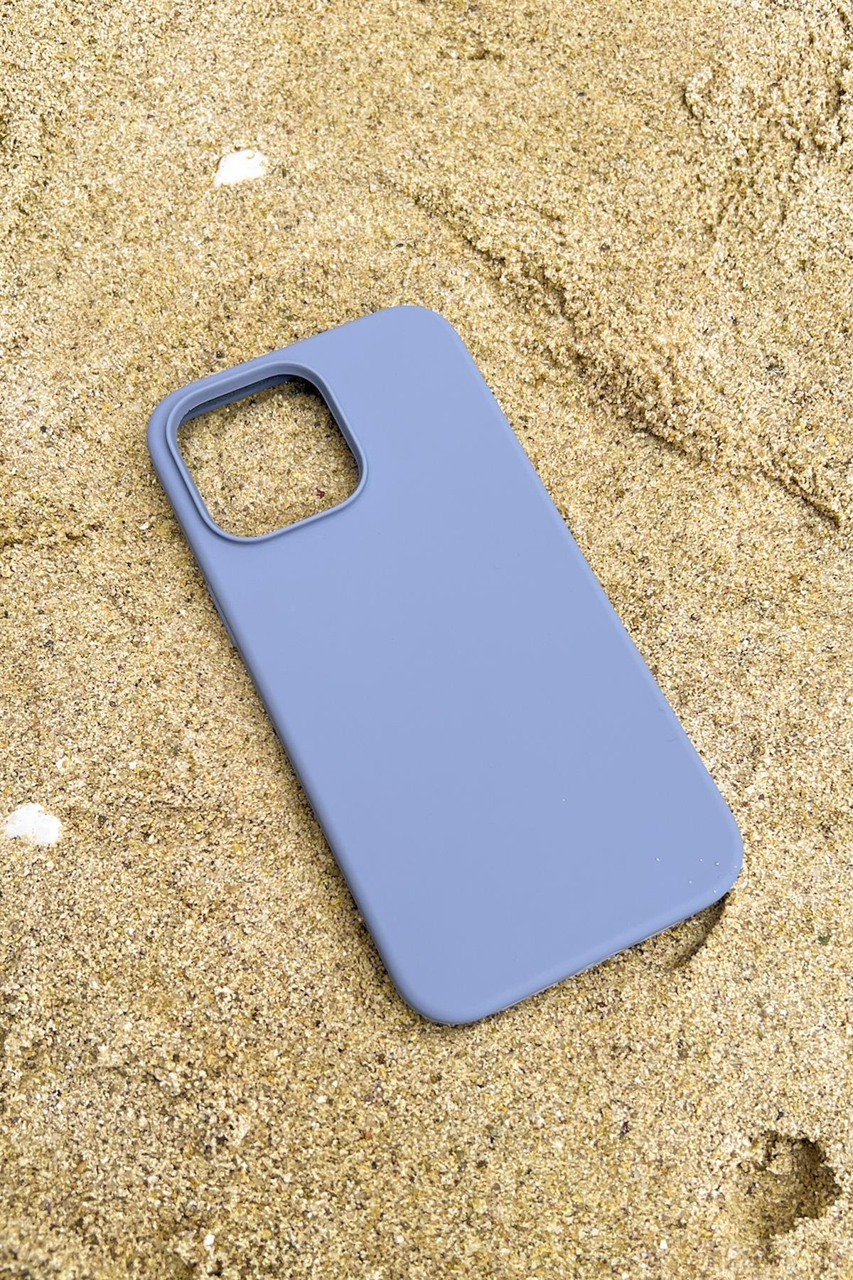 iPhone 14 Promax Silicon Case (Purple)