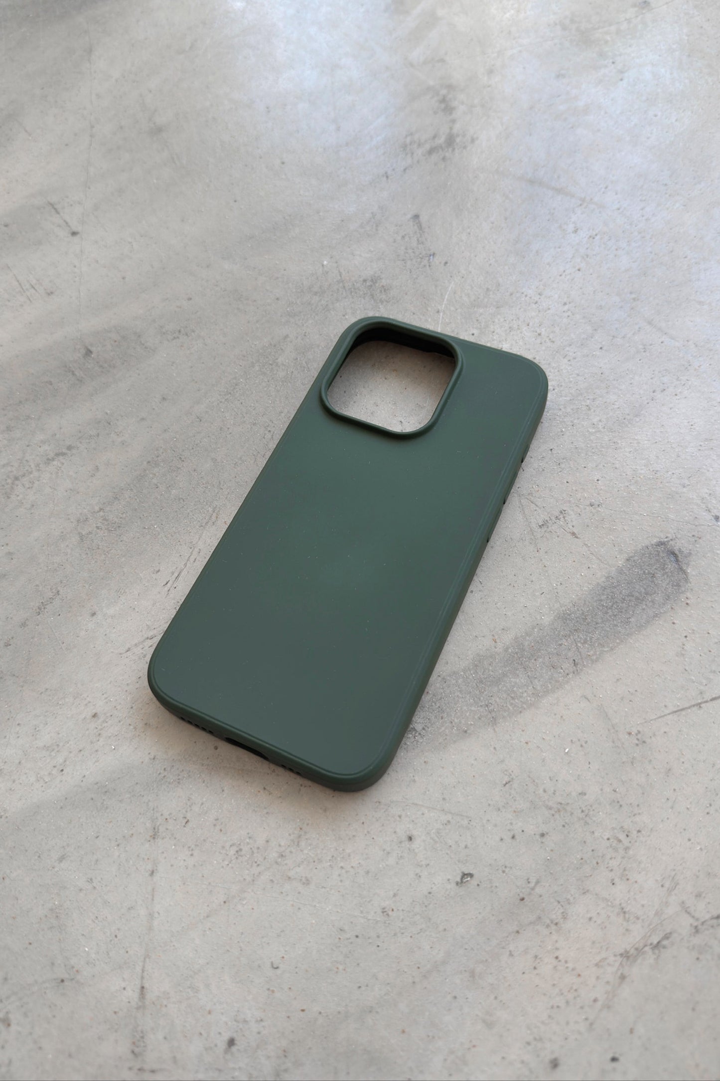 iPhone 15 Pro Compatible Silicone Flat Case