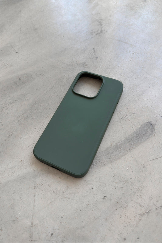 iPhone 15 Pro Compatible Silicone Flat Case