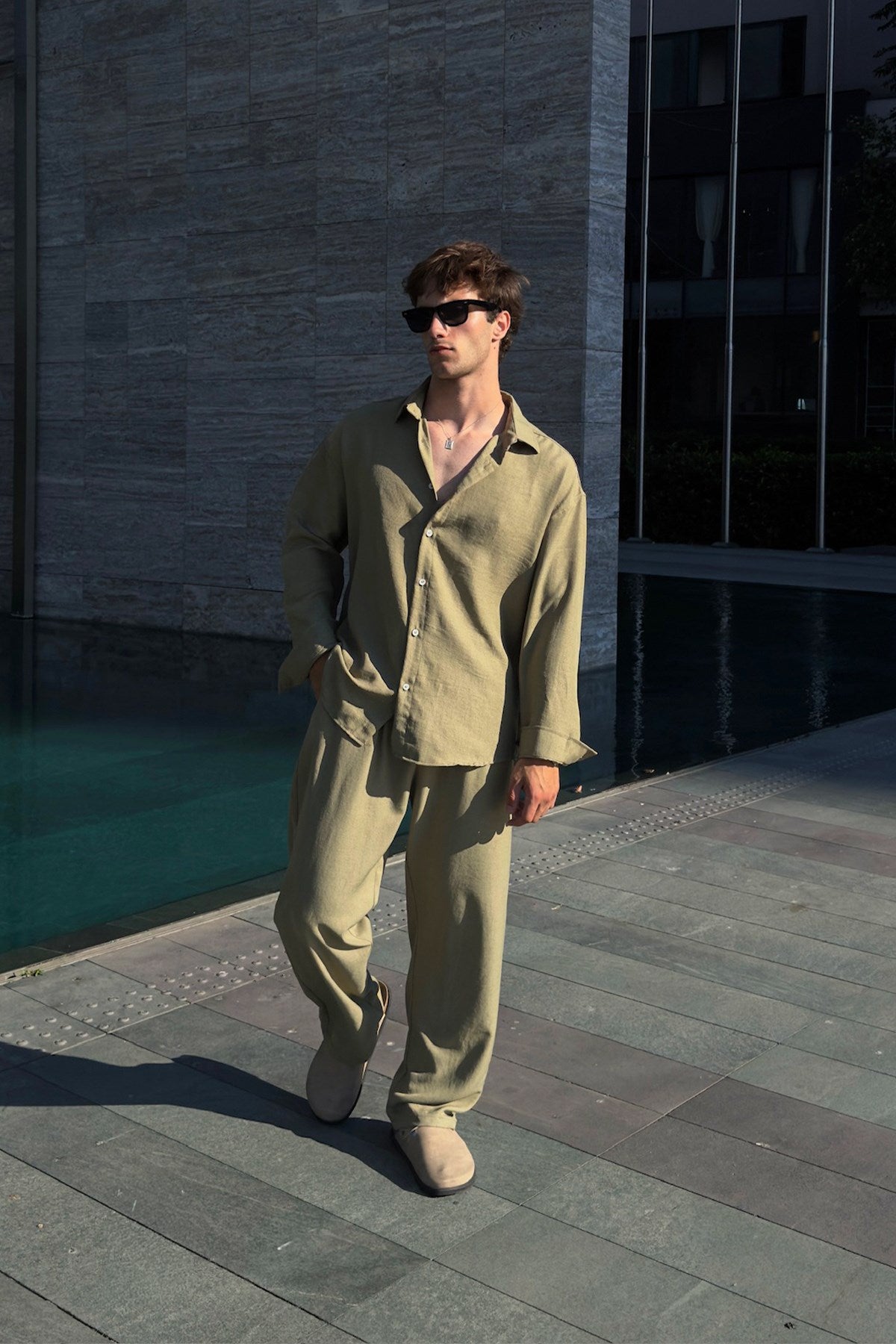 Linen Blend Summer Set