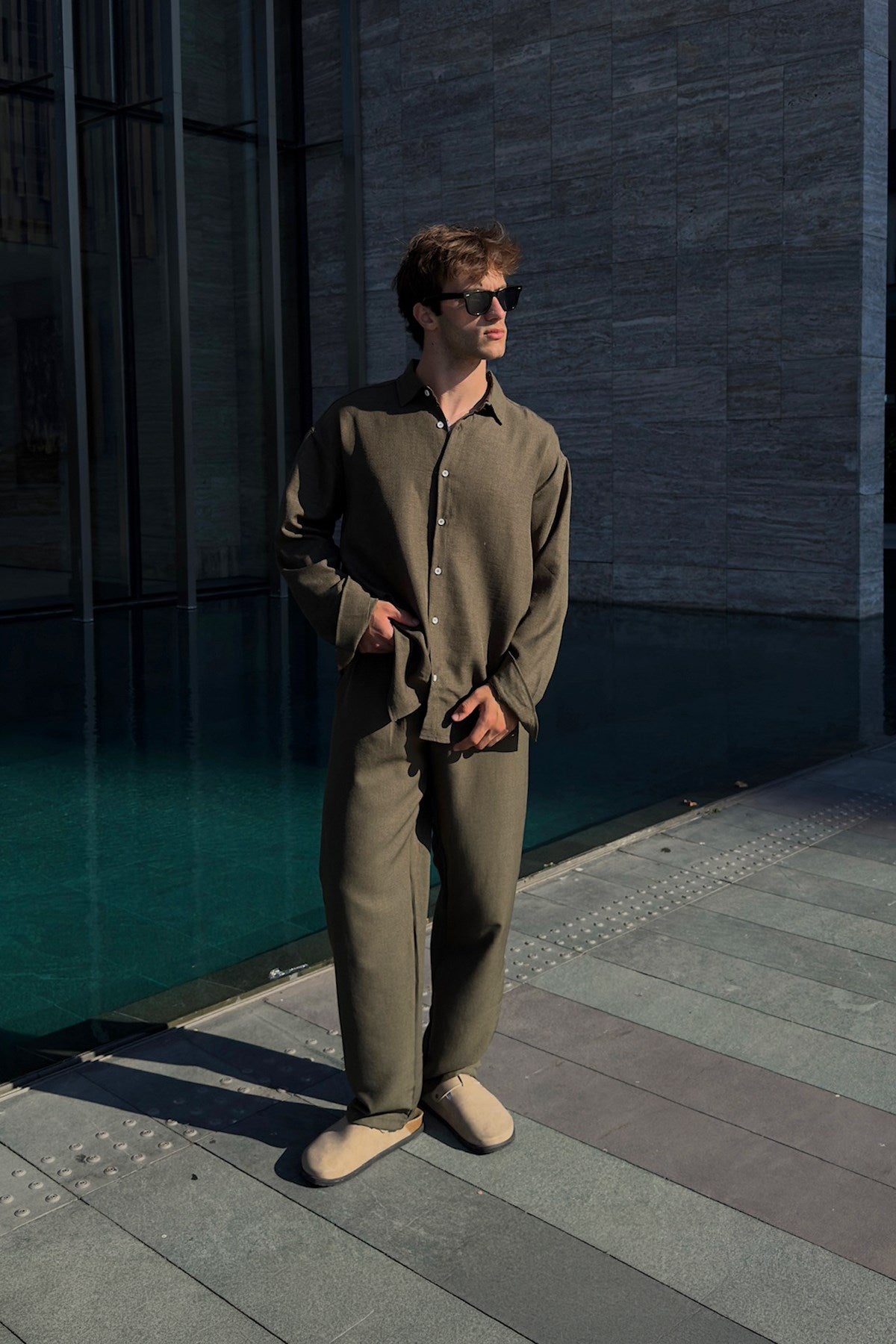 Linen Blend Summer Set