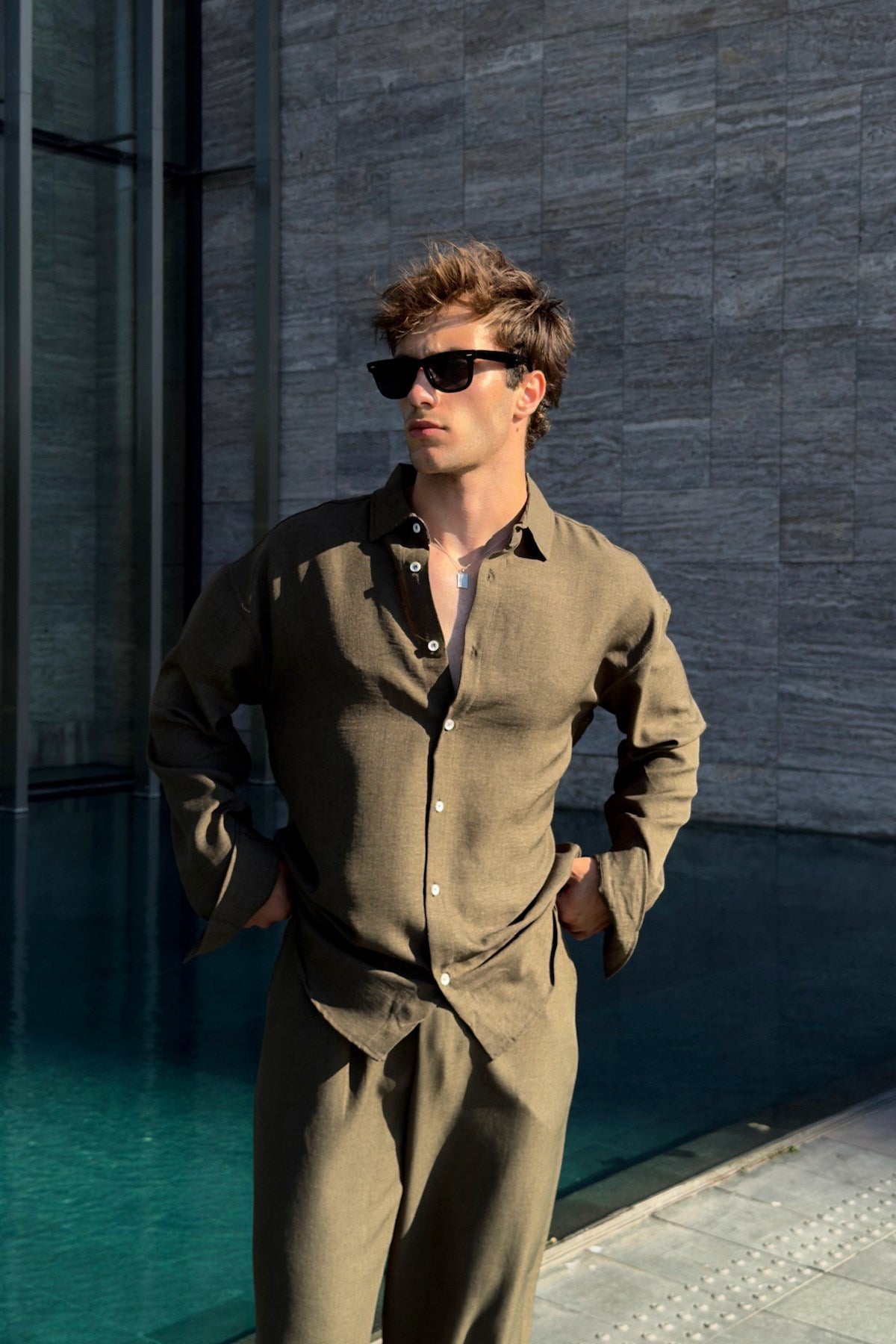 Linen Blend Summer Set