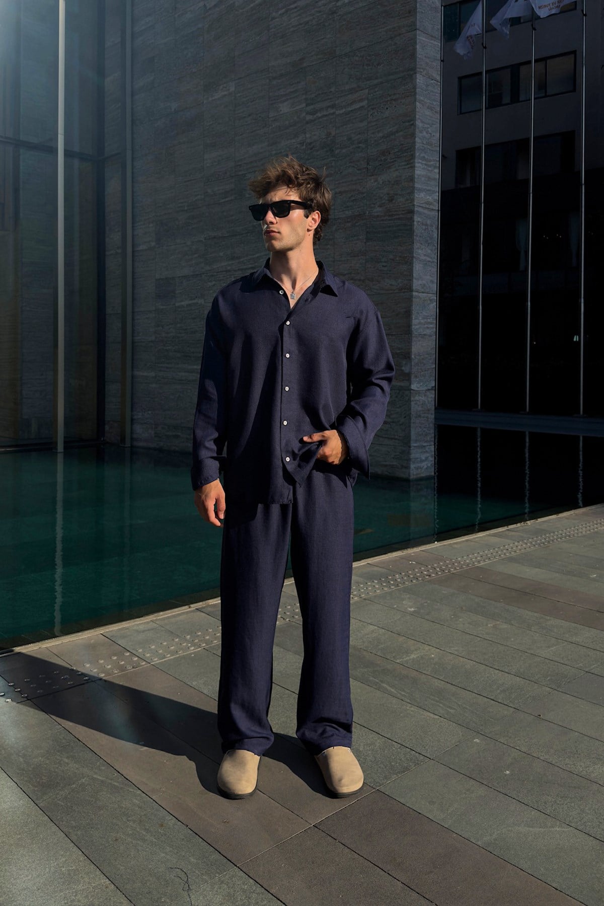 Linen Blend Summer Set