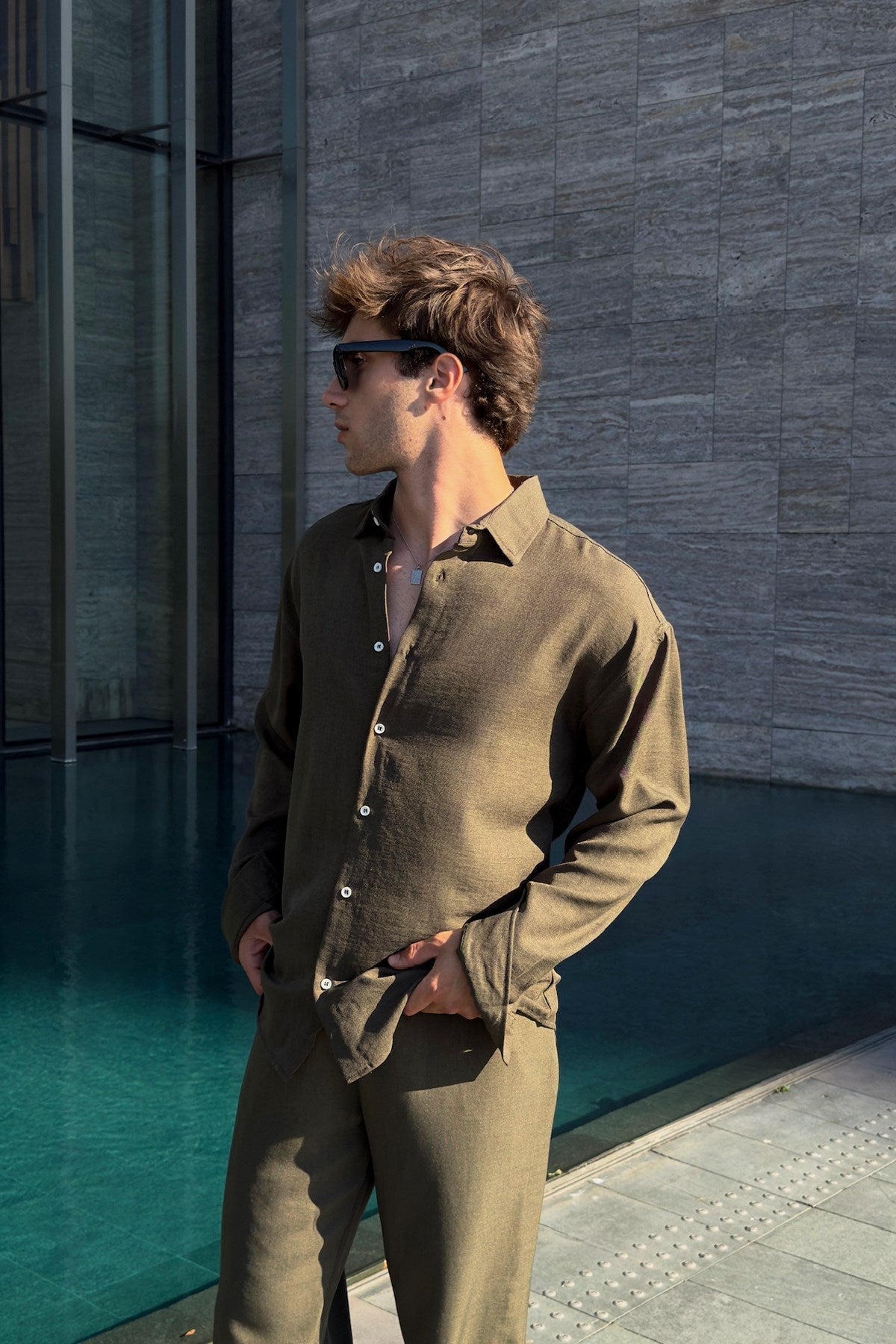 Linen Blend Summer Set