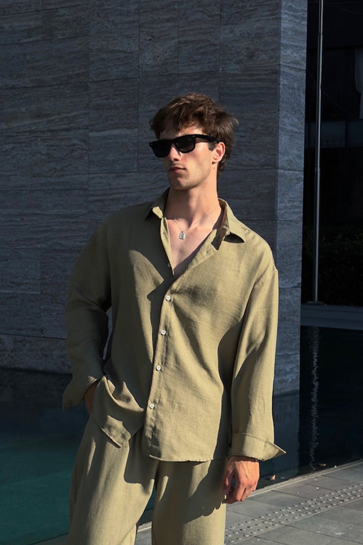 Linen Blend Summer Set