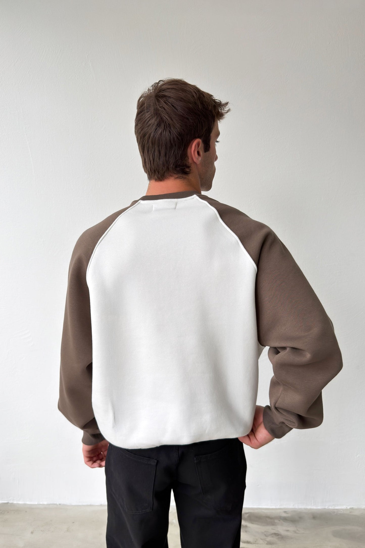 Lumendiv Printed Raglan Sleeve Sweatshirt