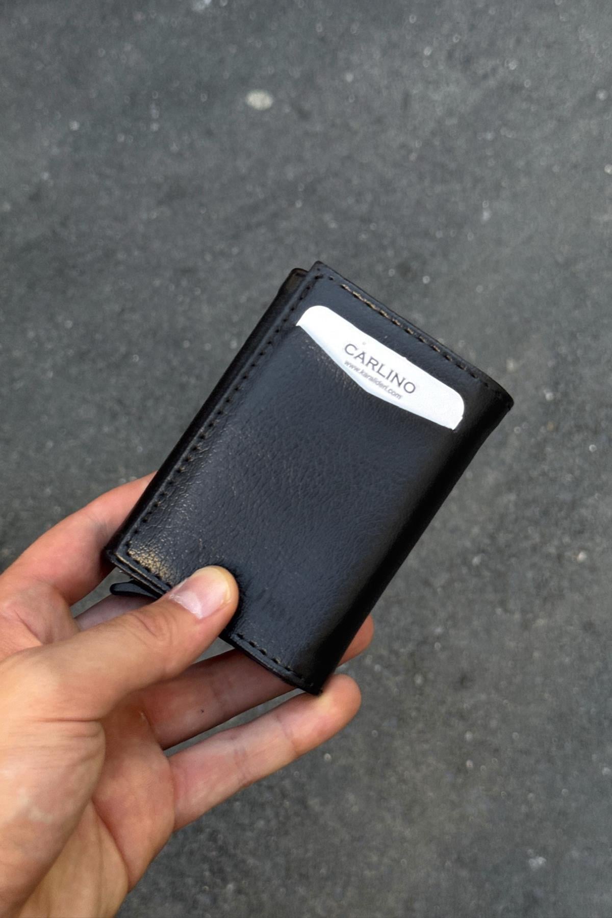 Vinneks Wallet with Mechanism, Black