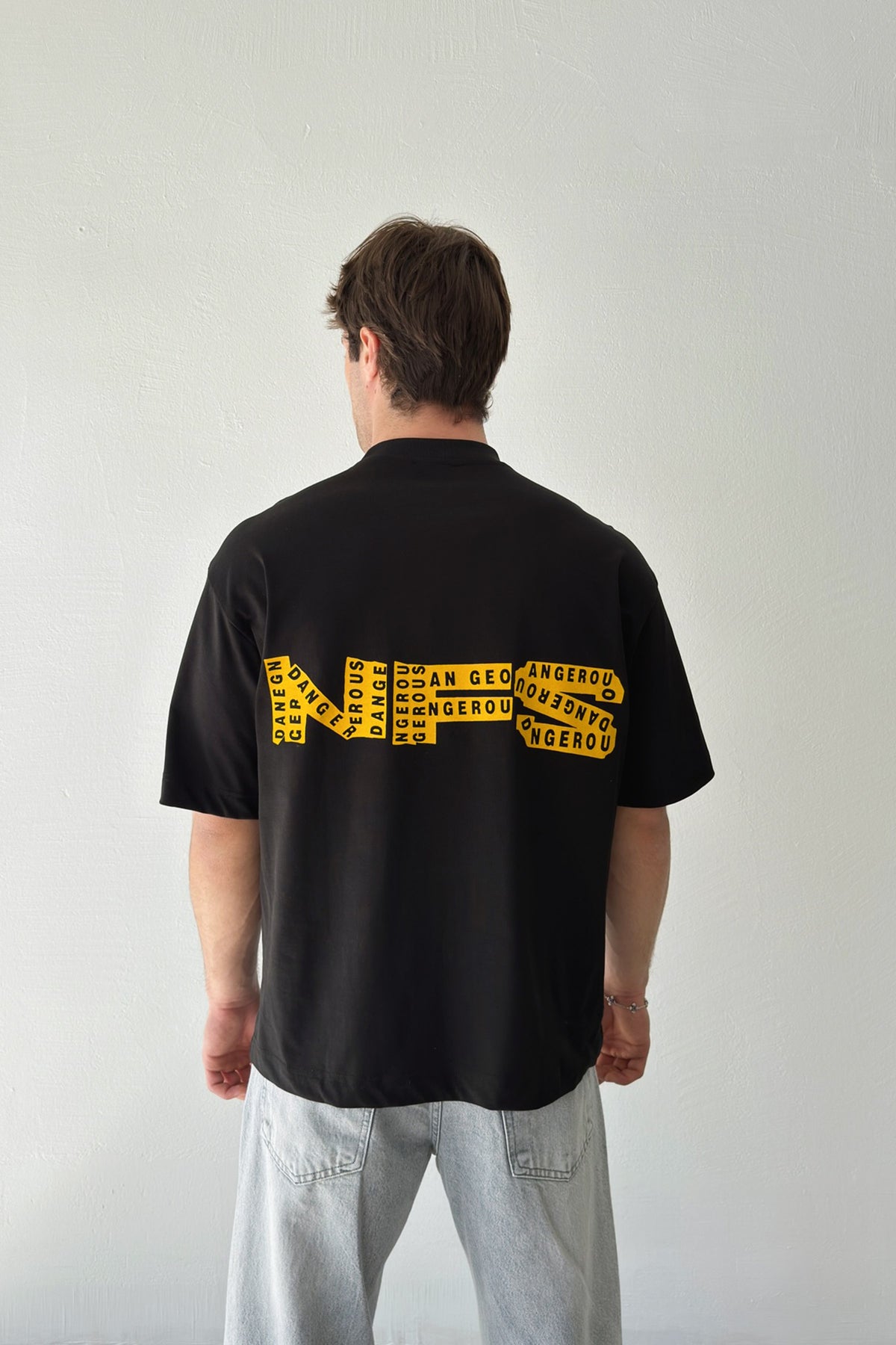 Minimal Writing Printed T-shirt