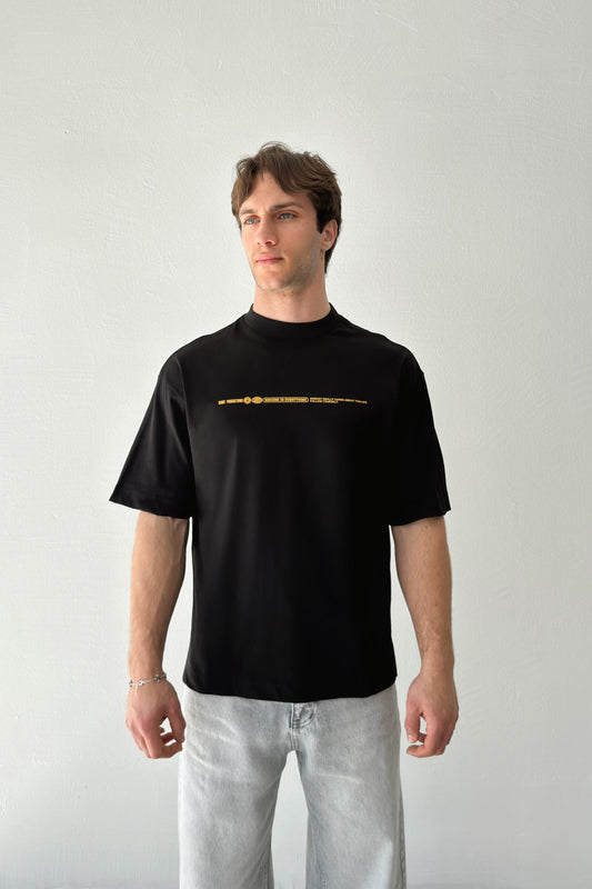 Minimal Writing Printed T-shirt