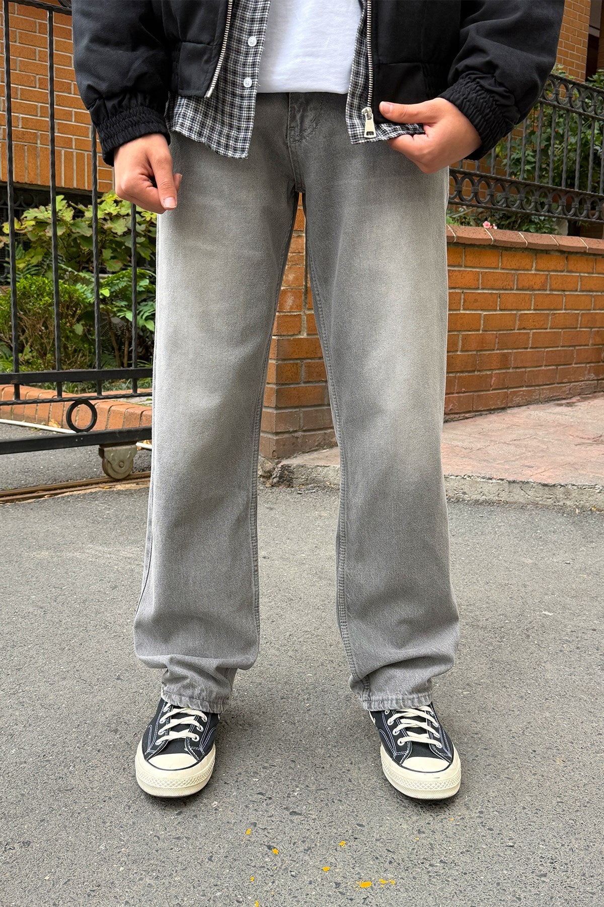 Night Grey Regular Pants