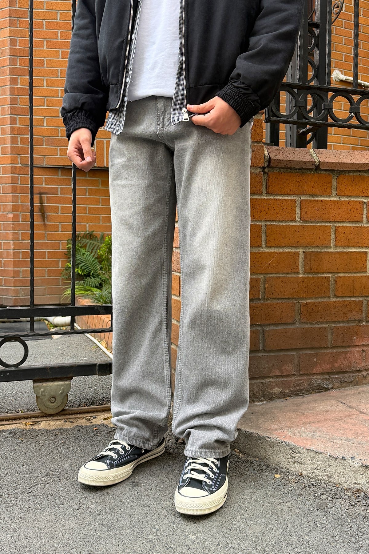 Night Grey Regular Pants