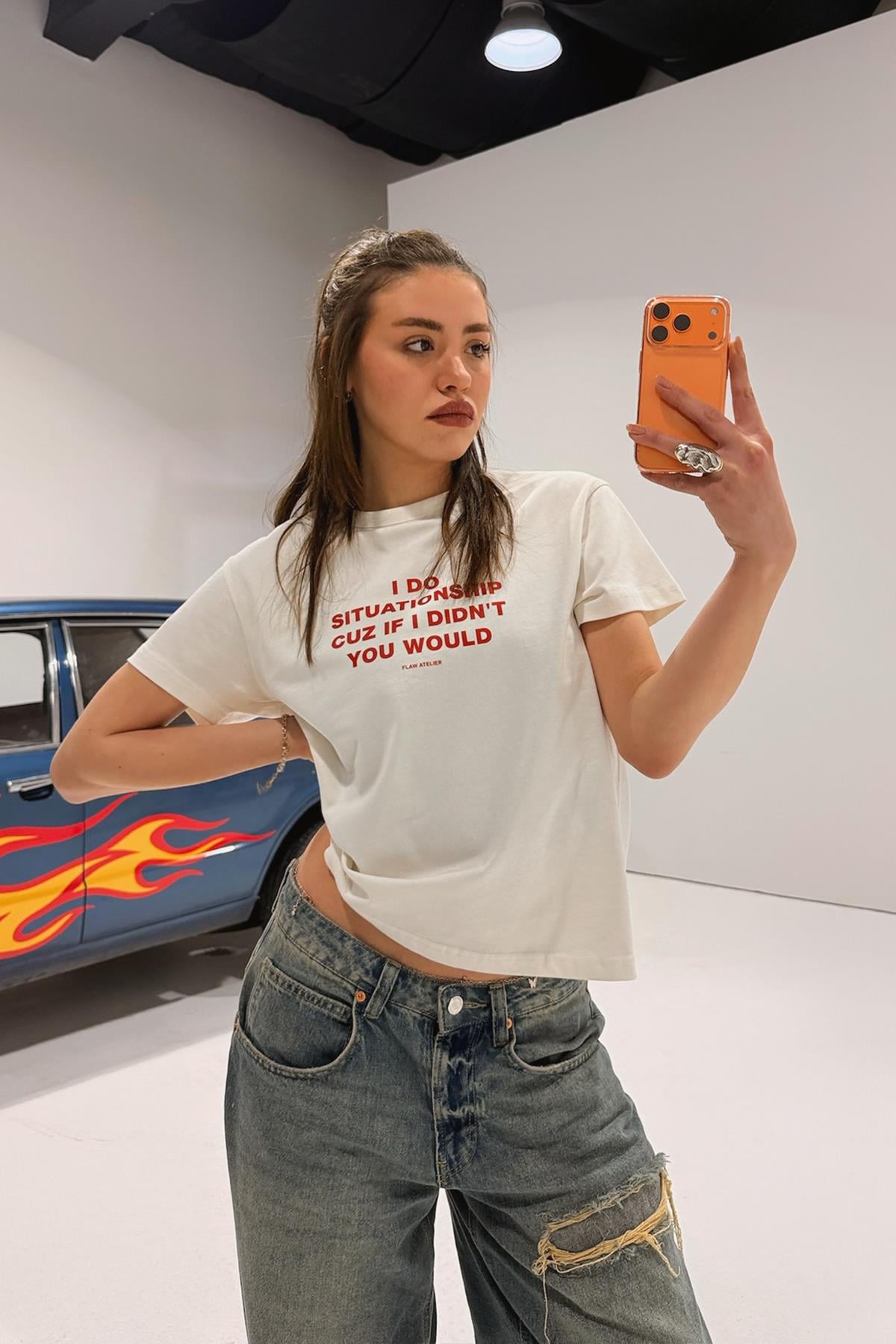 No Situationship Printed T-shirt