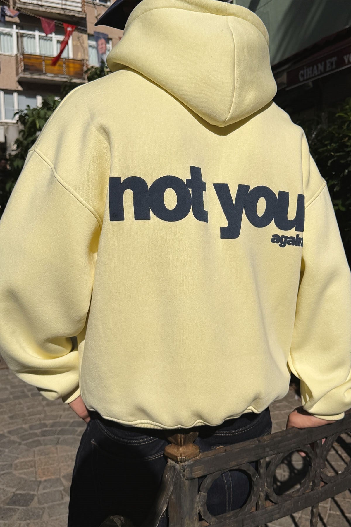 Deadpan Butter Yellow Hoodie
