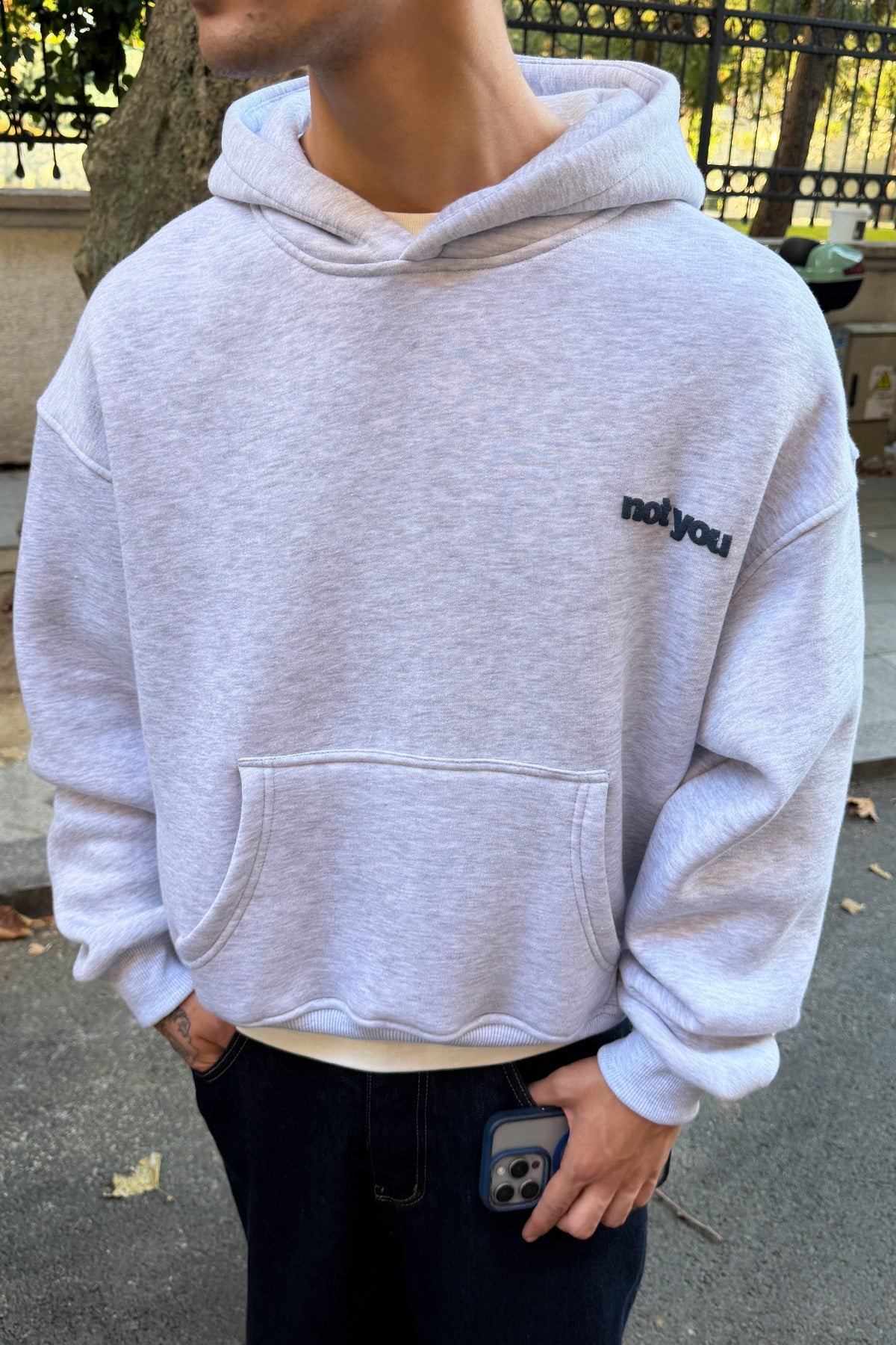 Deadpan Melange Hoodie