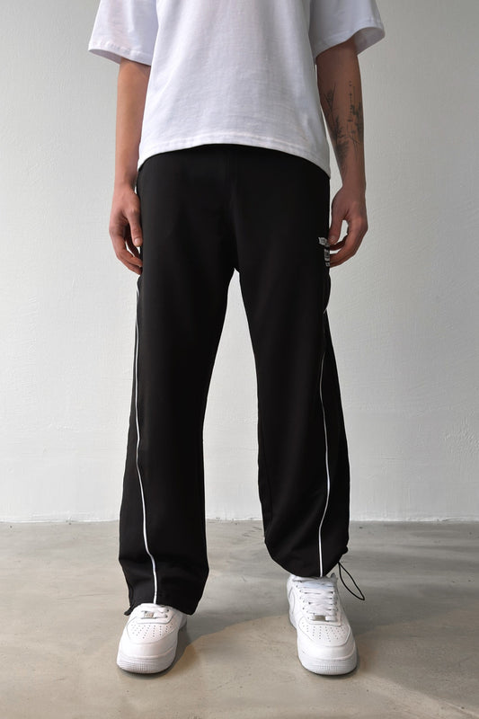 Ny Printed Hem Stopper Baggy Sweatpants