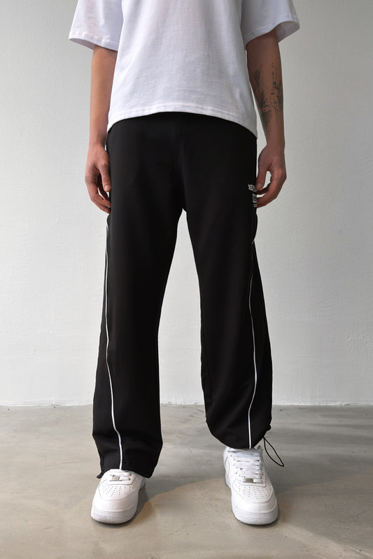 Ny Printed Hem Stopper Baggy Sweatpants