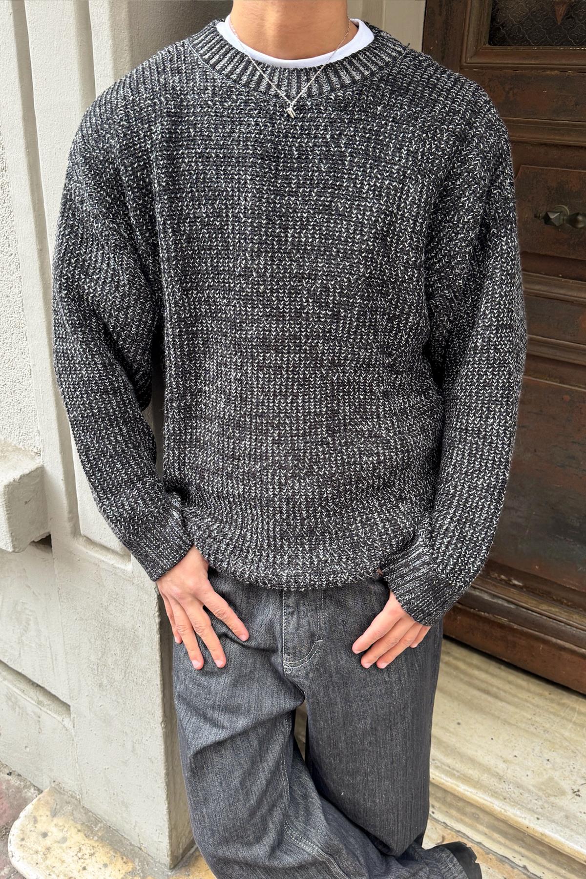 Knitted Pattern Sweater