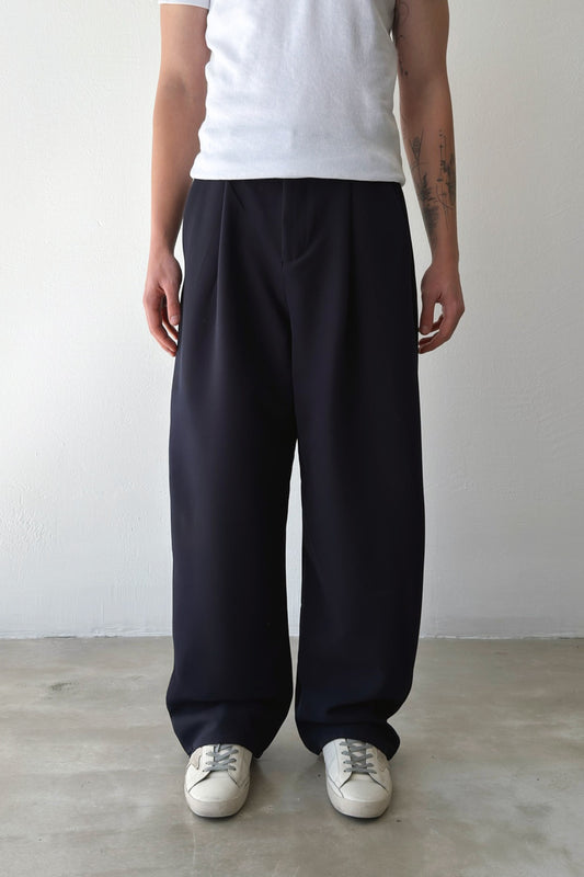 Pleated Palazzo Trousers