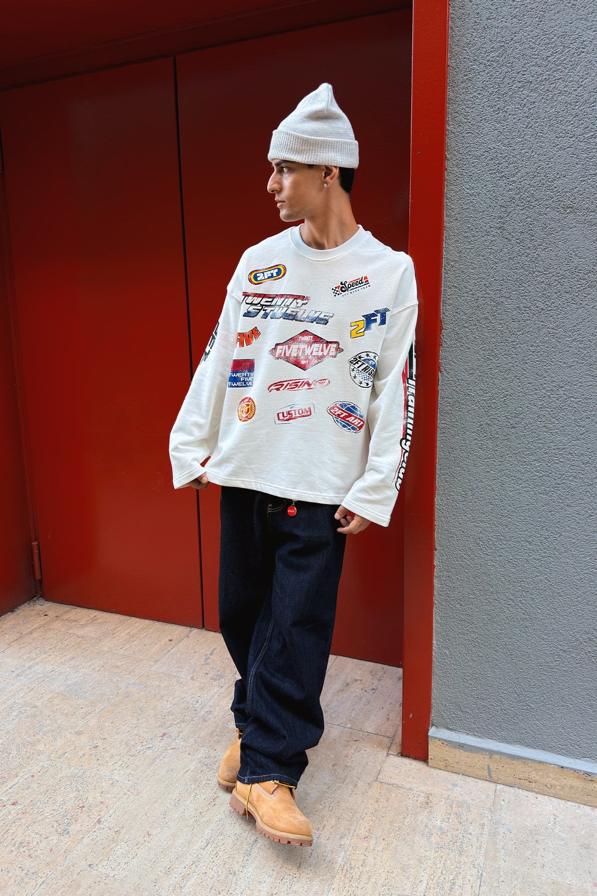 Racing Archive Ecru Long Sleeve