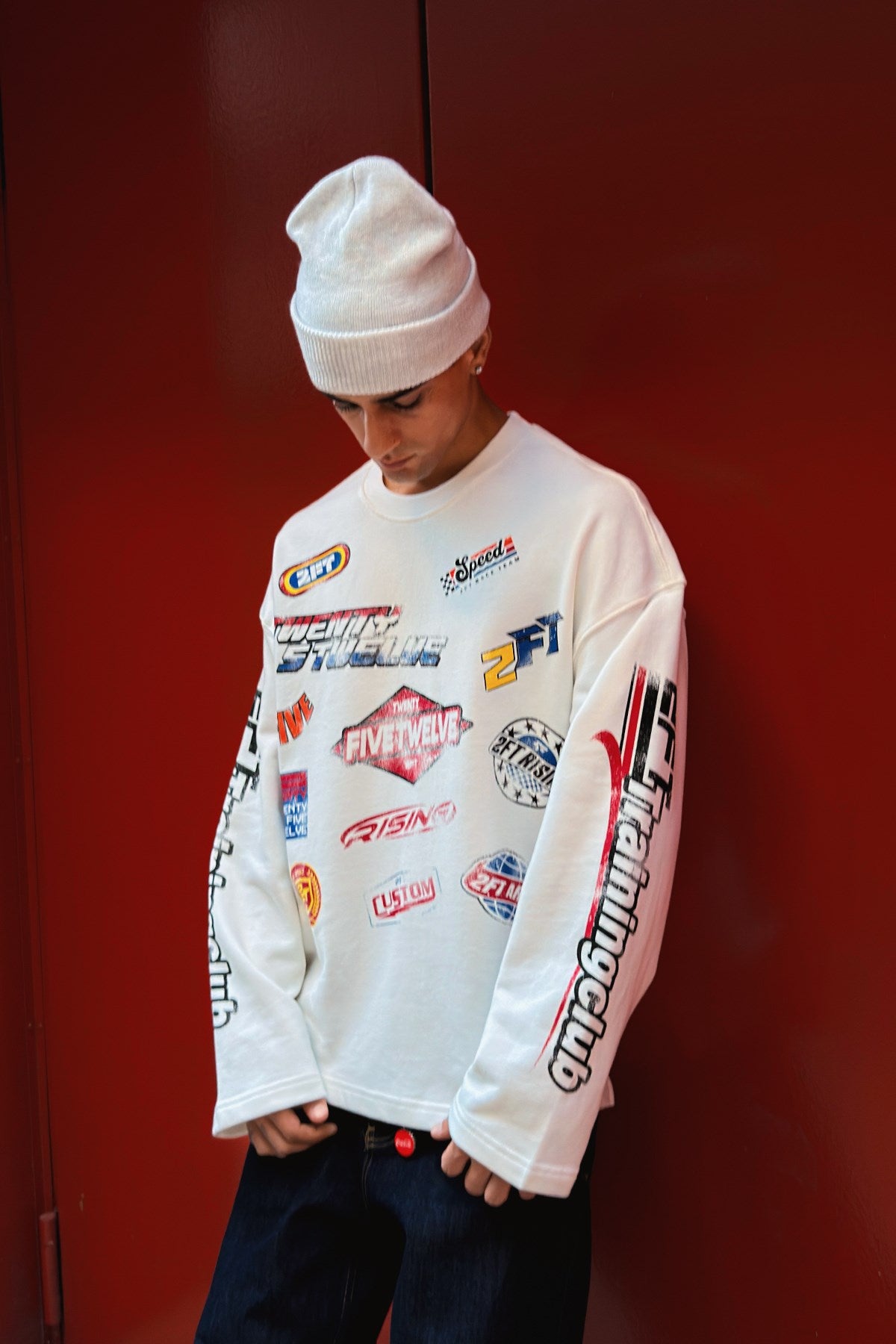 Racing Archive Ecru Long Sleeve