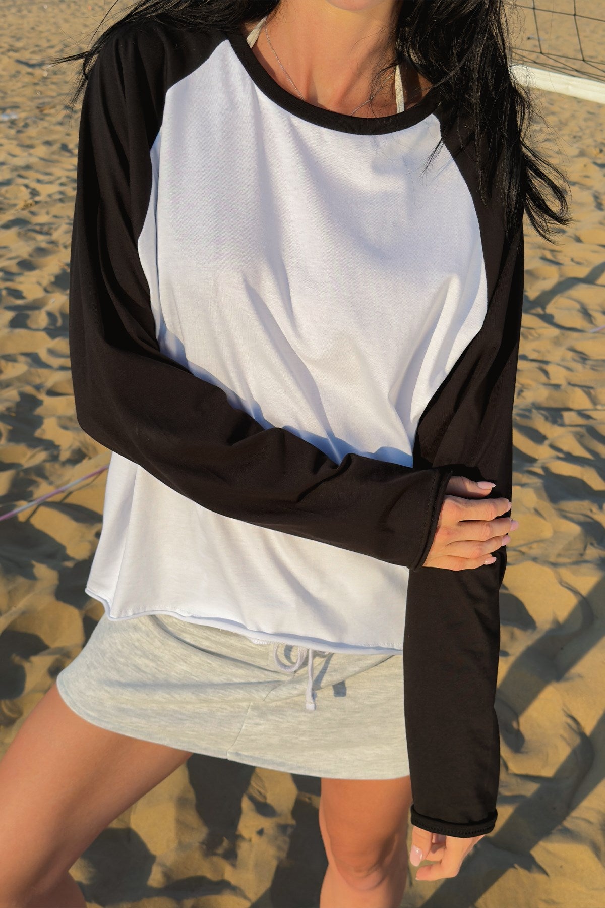 Color Block Longsleeve T-Shirt