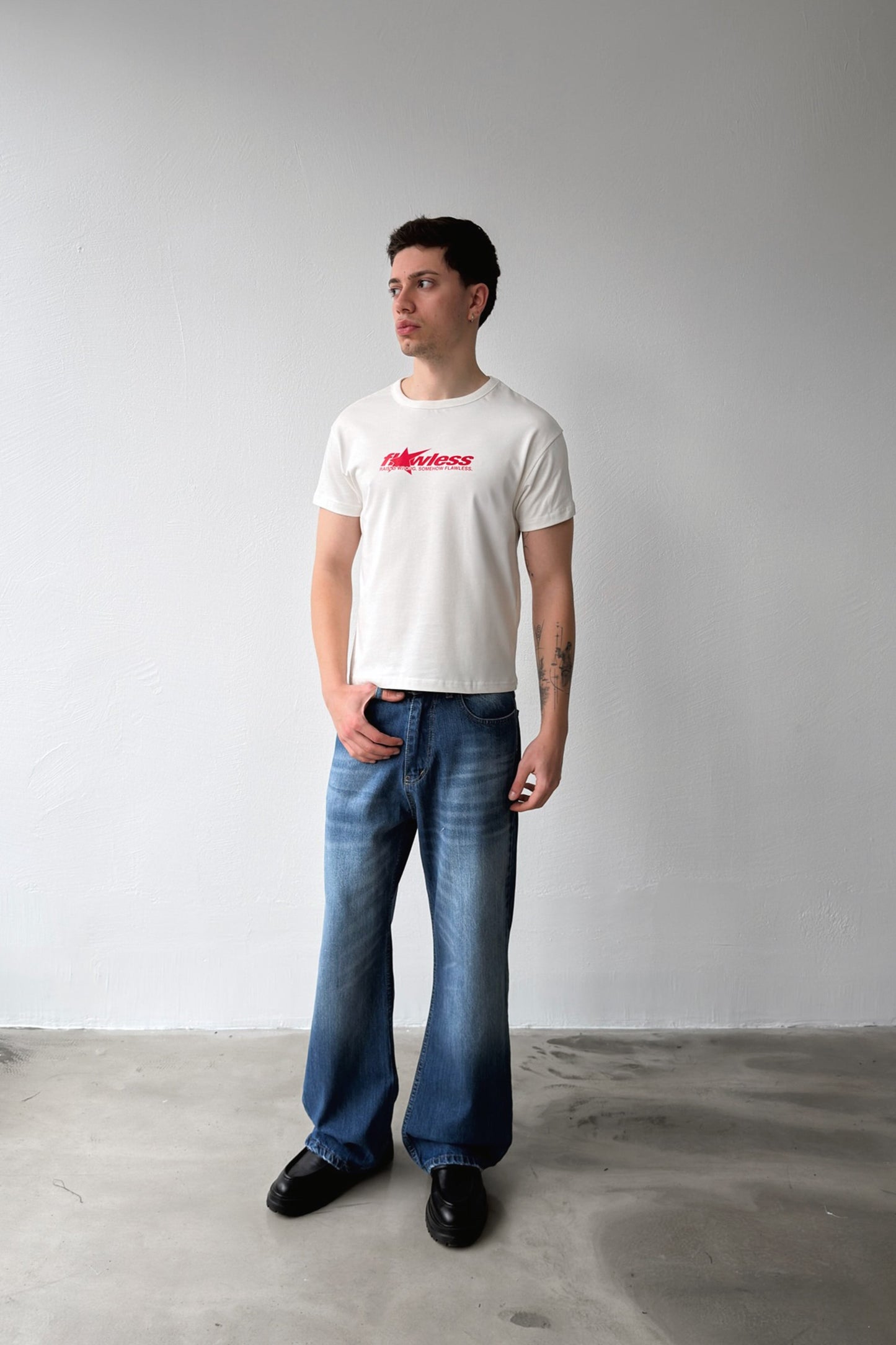 Raised Wrong Printed T-shirt
