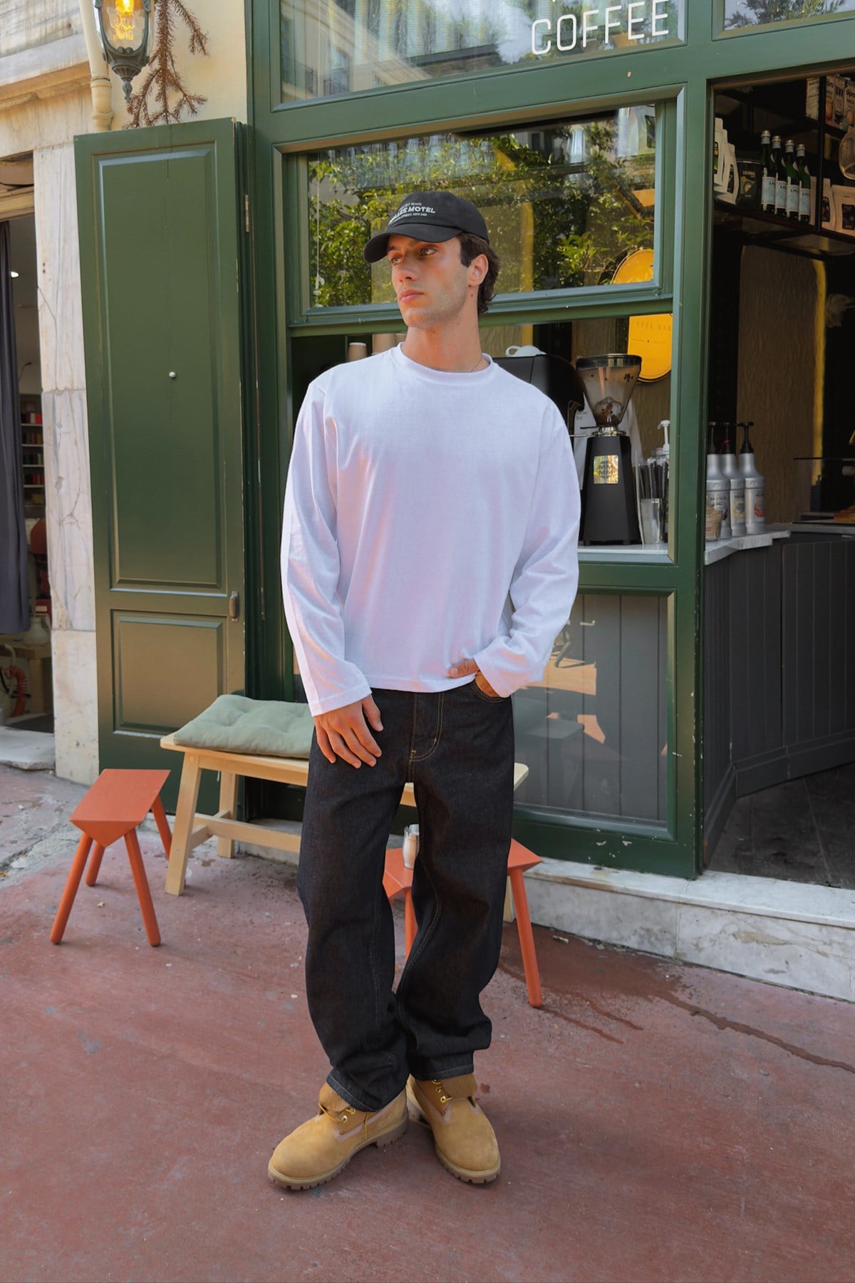 Recycle Basic Boxy Fit Long Sleeve T-Shirt