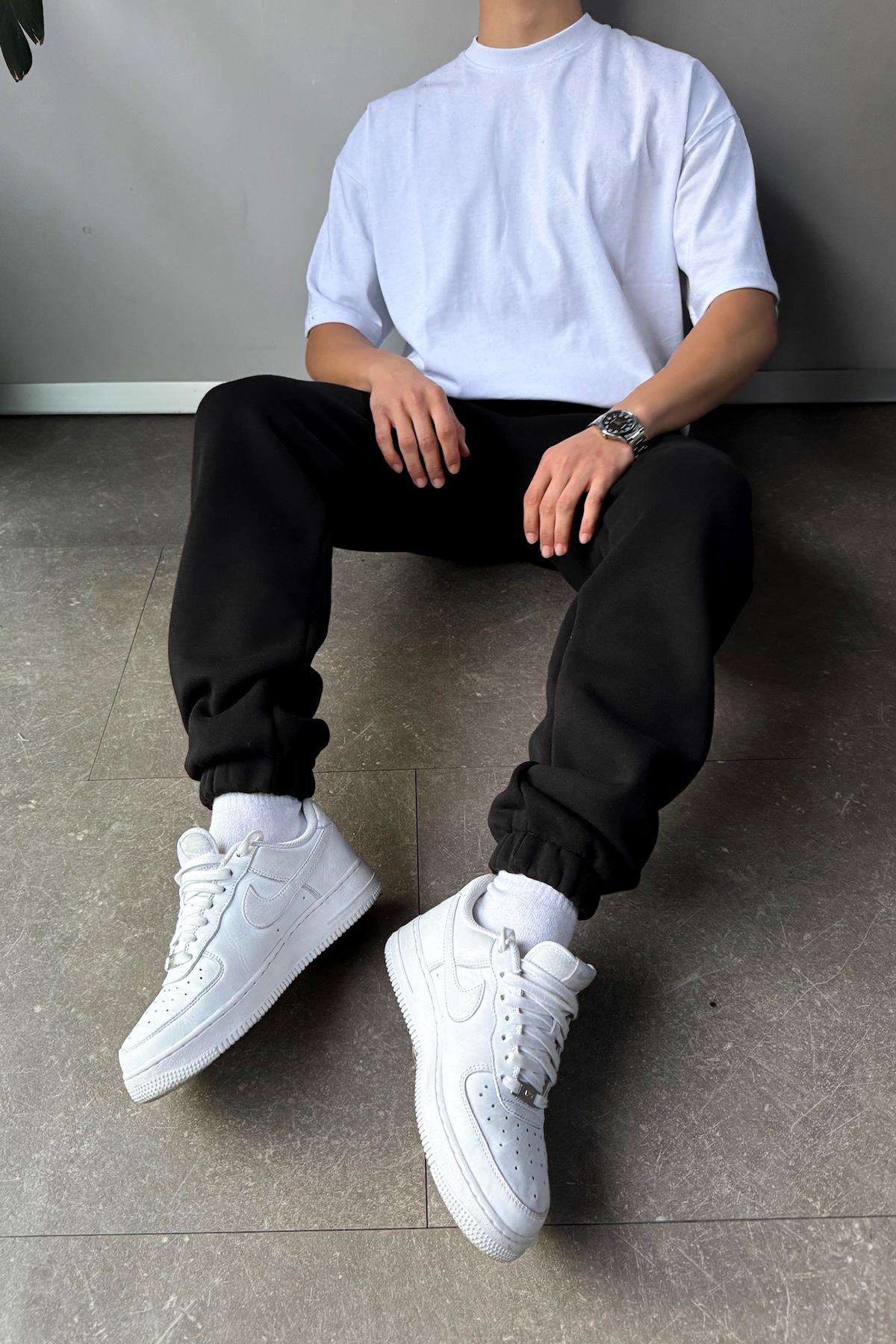 Regular Jogger Sweatpants Black