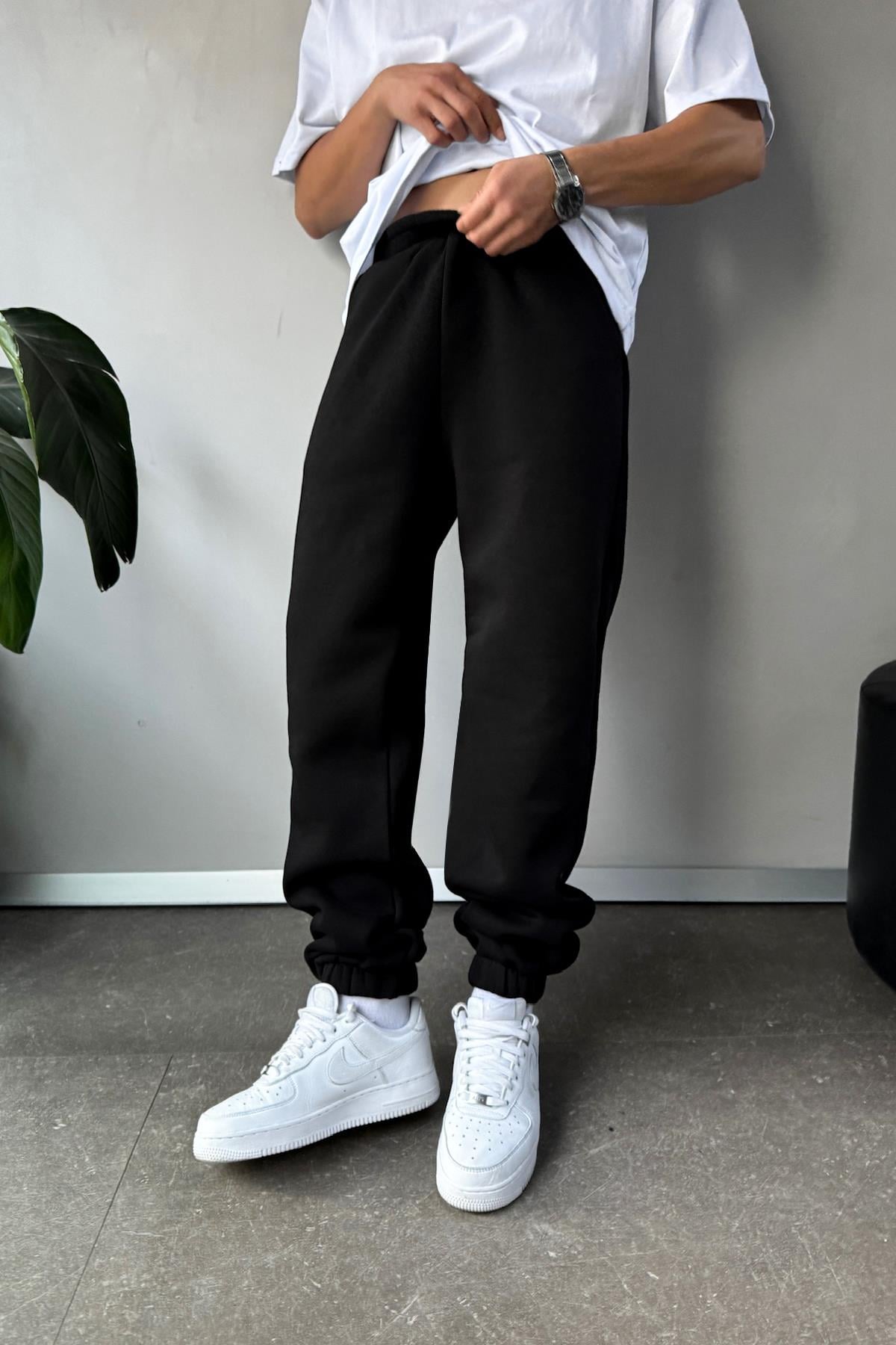 Regular Jogger Sweatpants Black