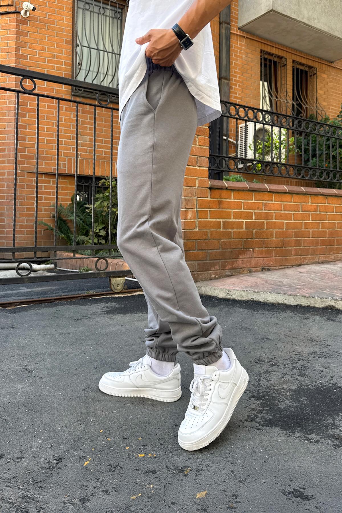 Regular Jogger Sweatpants, Dark Gray