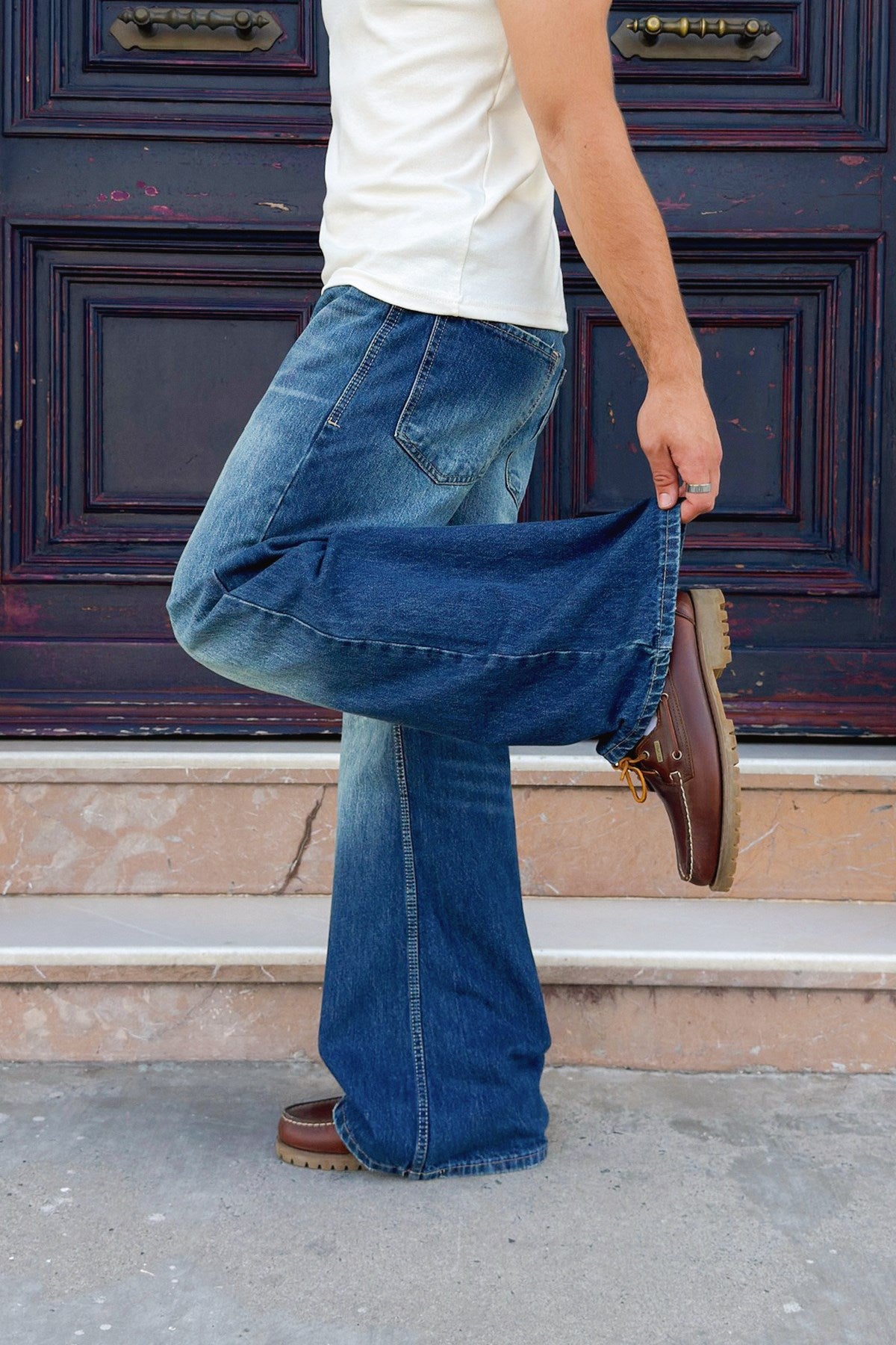 Rockstar Blue Flared Jean