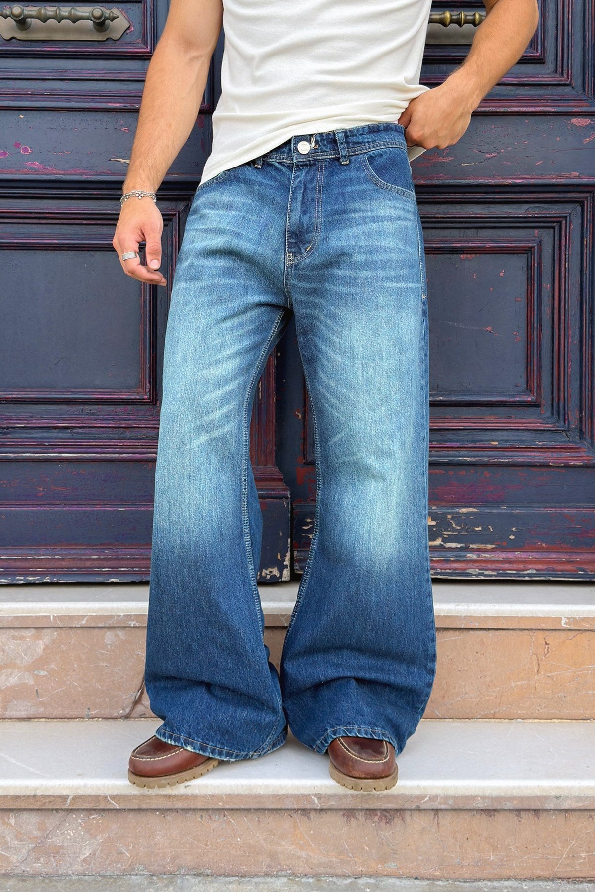 Rockstar Blue Flared Jean