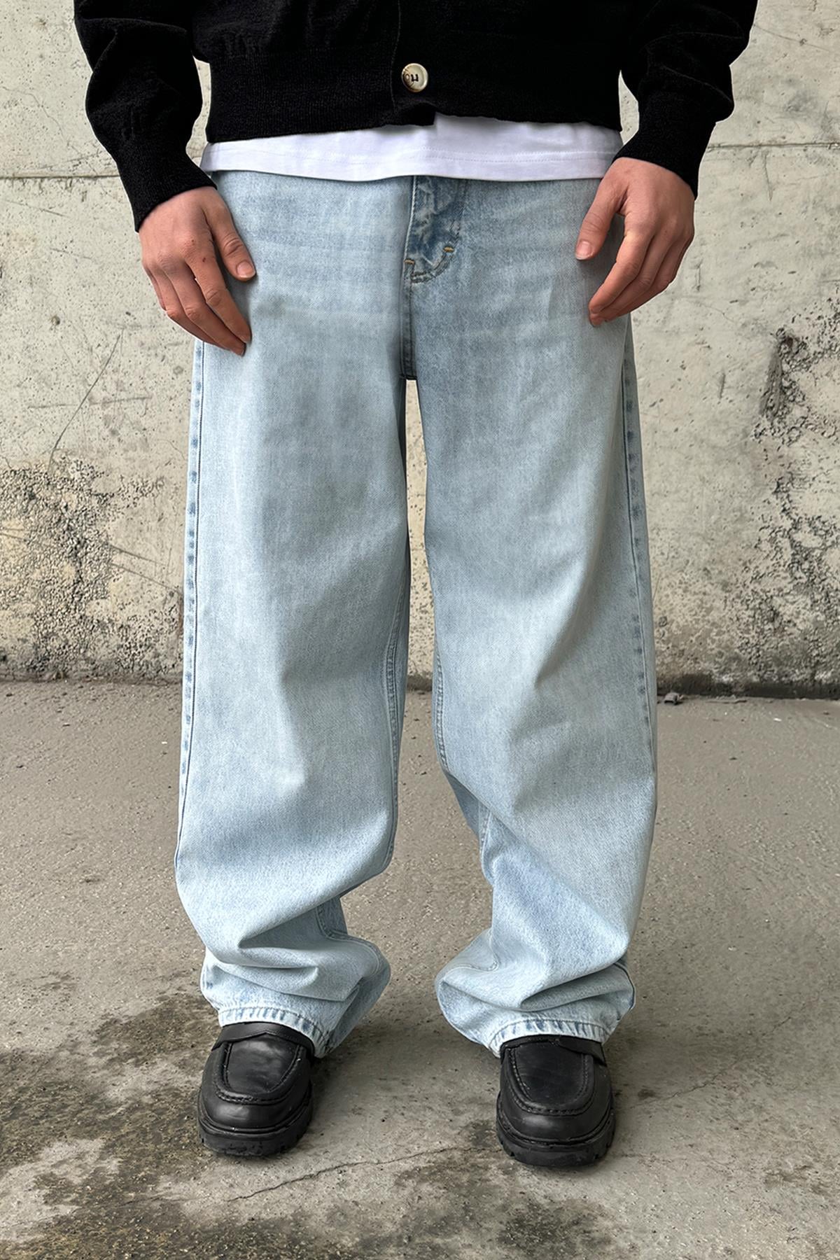 Fade Detail Baggy Jean Ice