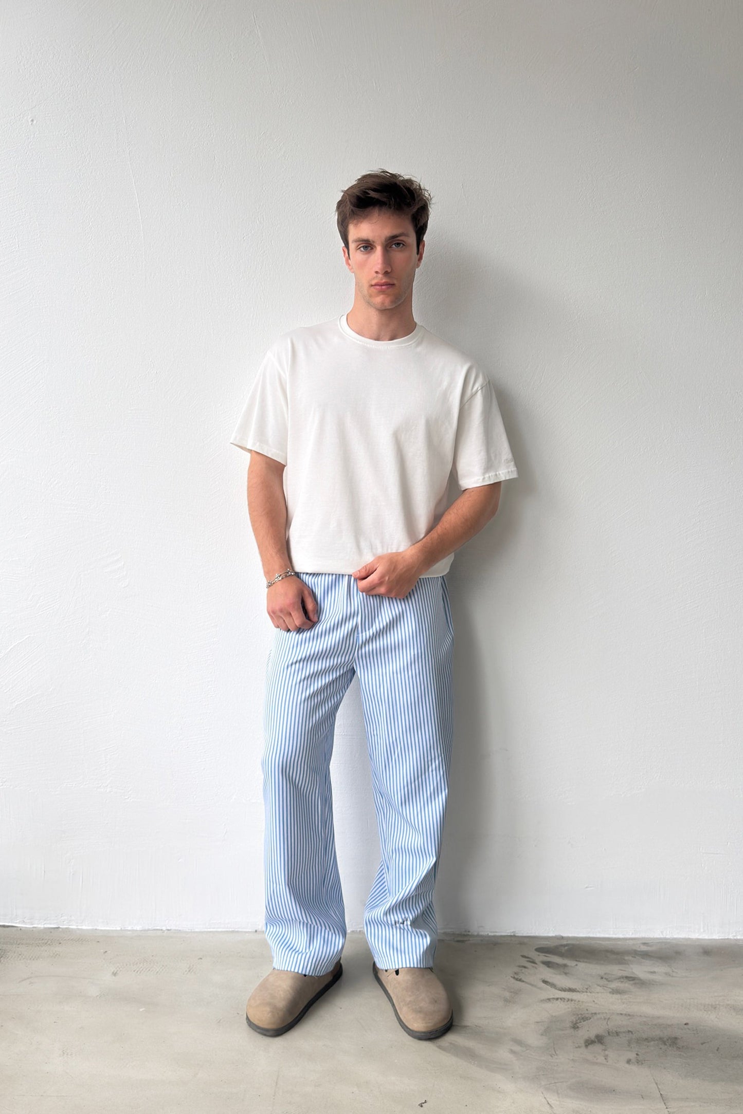 Striped Relaxed Fit Pants