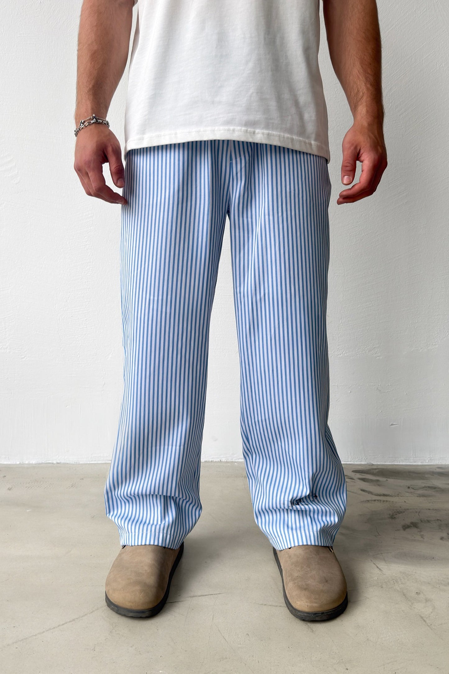 Striped Relaxed Fit Pants