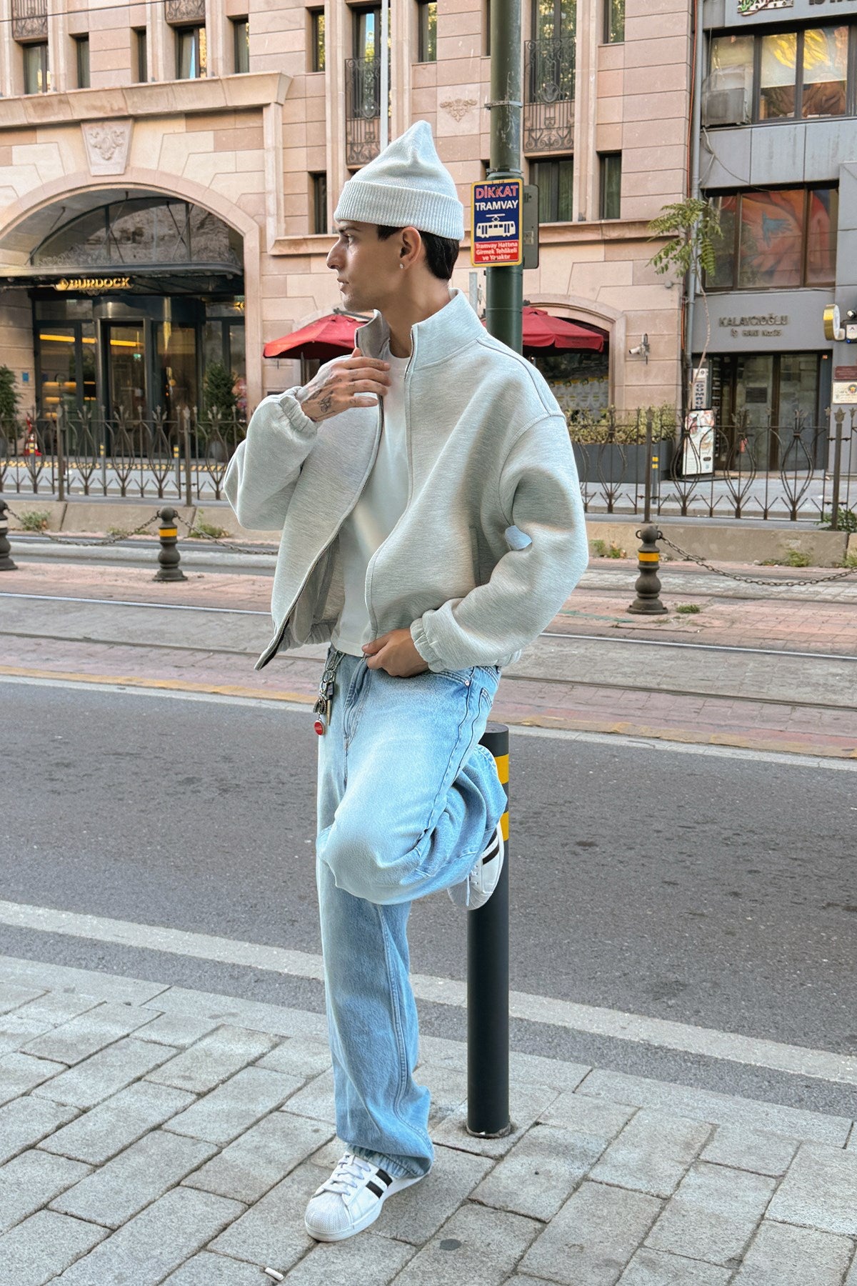 Diver Melange Bomber Jacket
