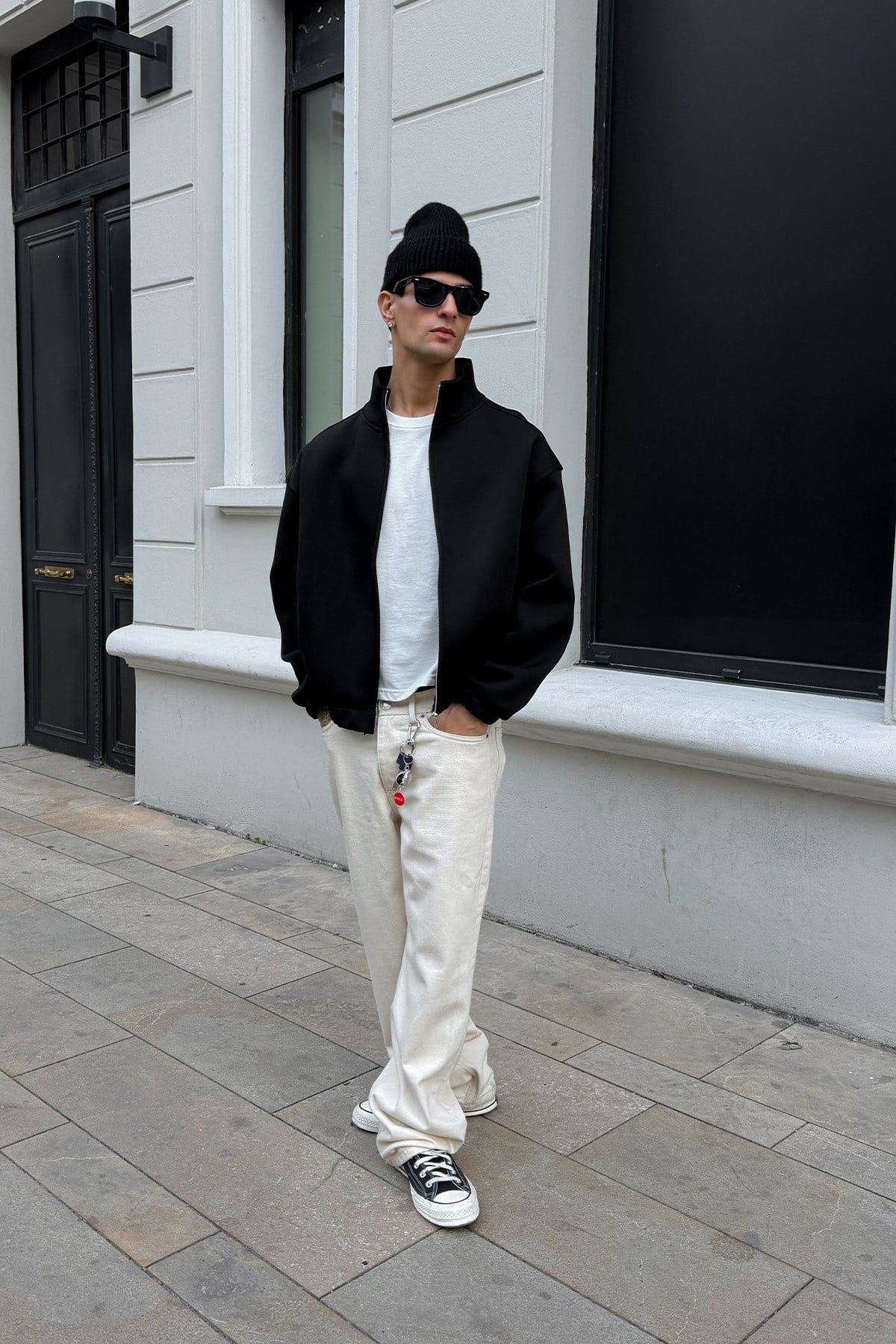 Diver Black Bomber Jacket