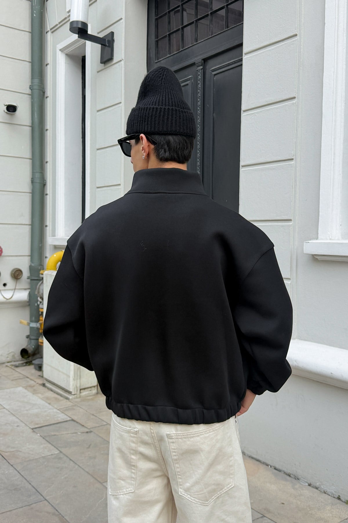 Diver Black Bomber Jacket