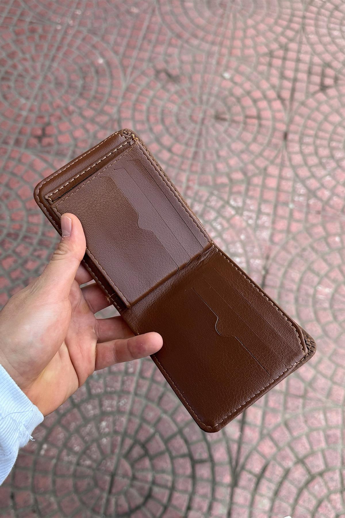 Vinneks Oval Wallet Brown