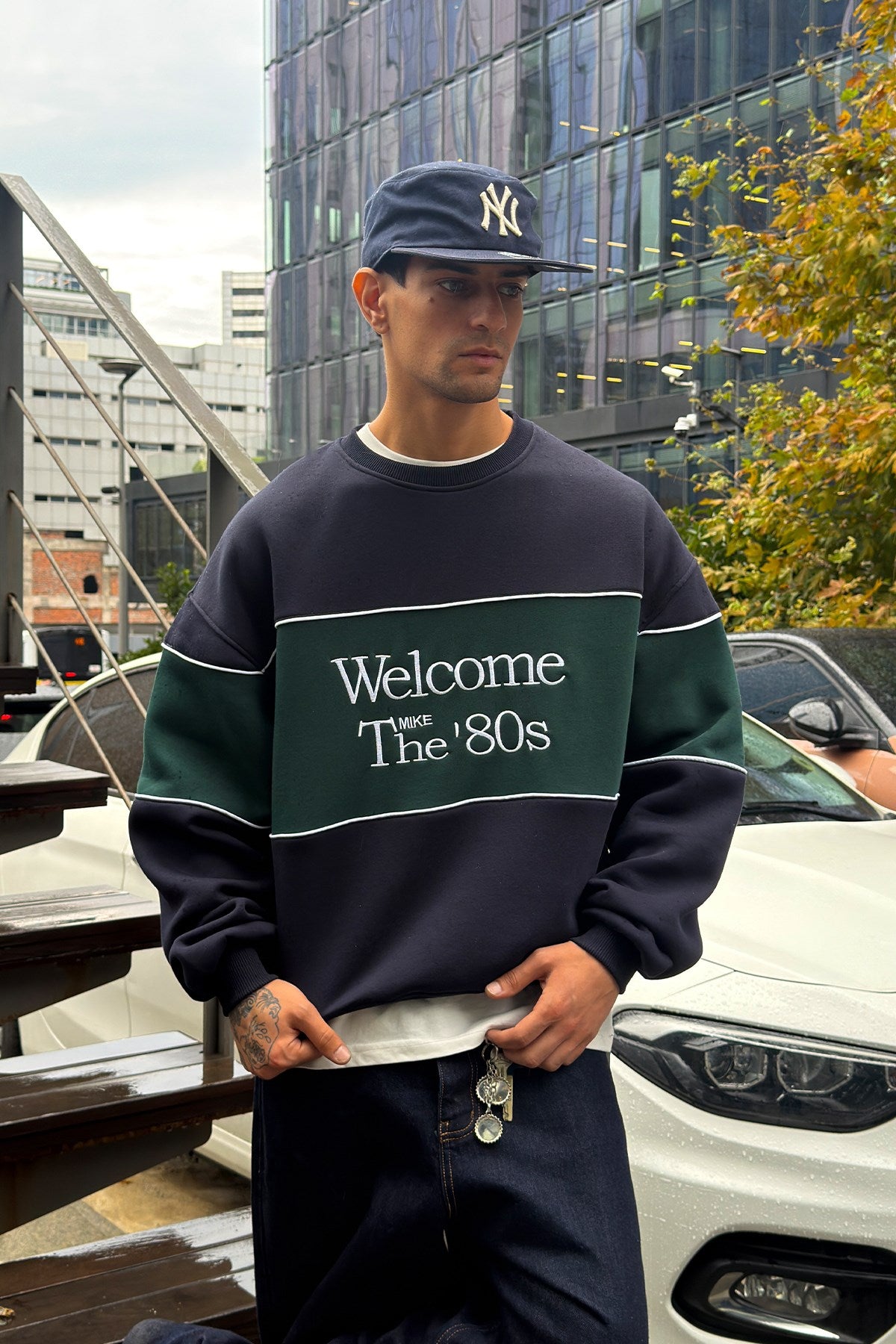 Arcade Navy Sweat