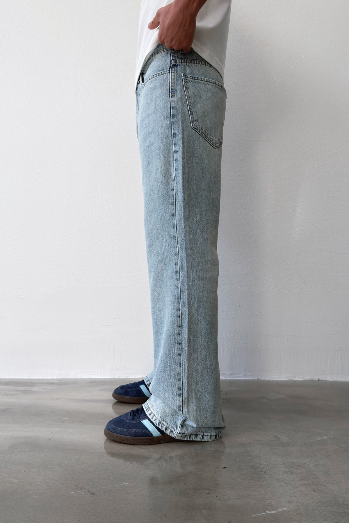 Arctic Blue Flare Fit Jean
